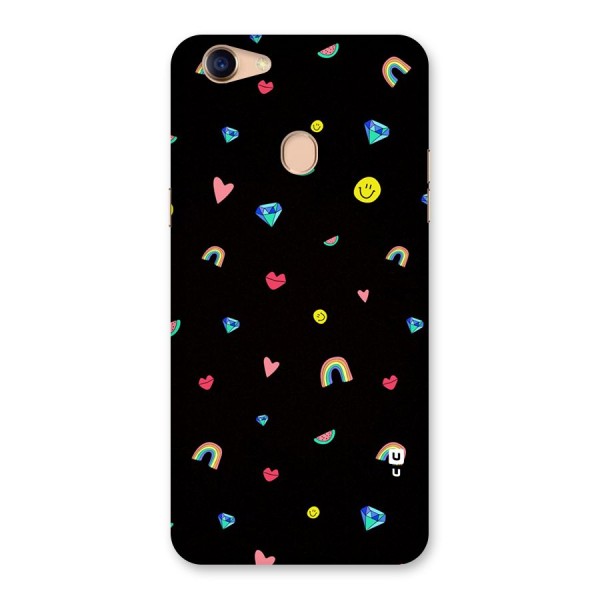 Cute Multicolor Shapes Back Case for Oppo F5 Youth